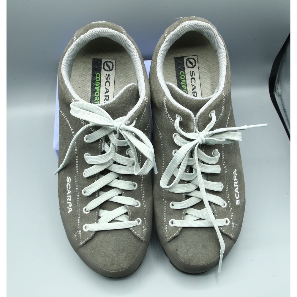 Scarpa Margarita Gray Suede Lifestyle Shoes Vibram Sole Mens 9.5 Womens 10.5
